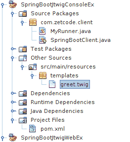 Spring Boot project structure in NetBeans