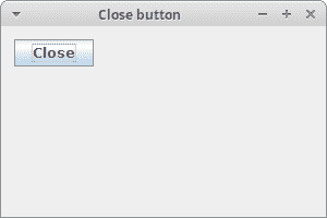 Close button